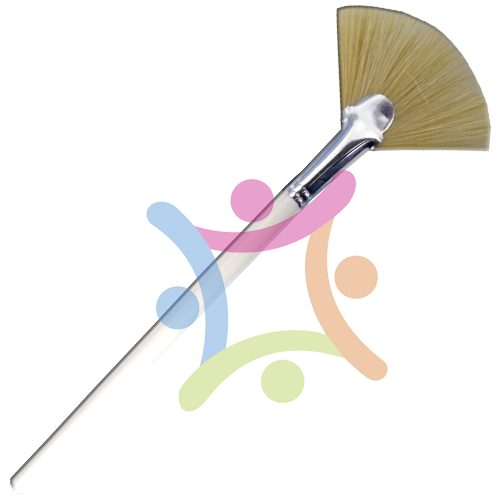 Brocha Facial Abanico Chico Spa